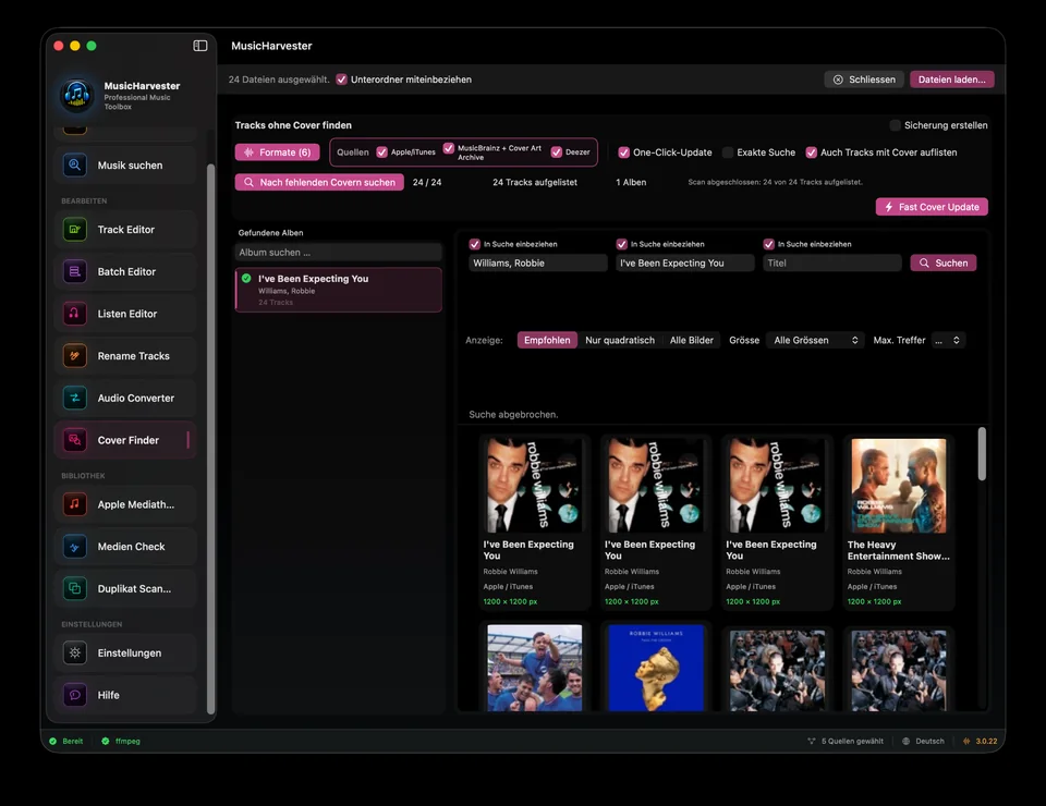 Cover Finder – MusicHarvester